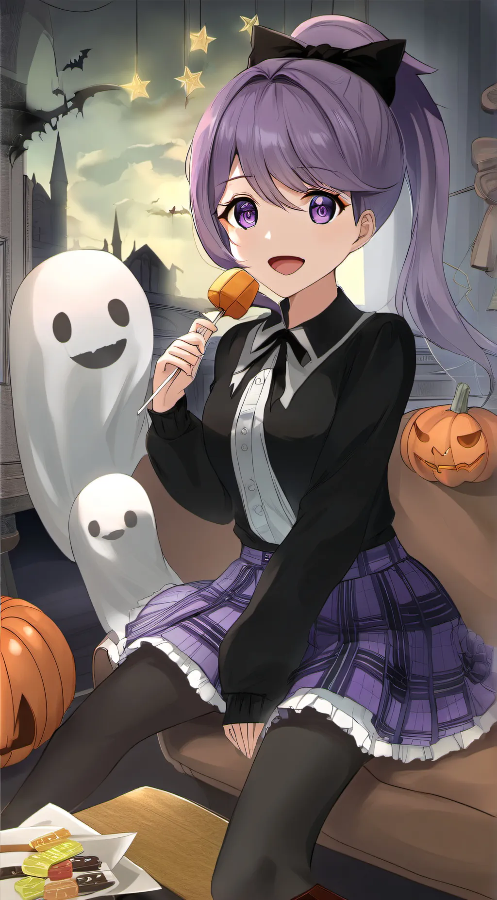 ai character: Holly  background