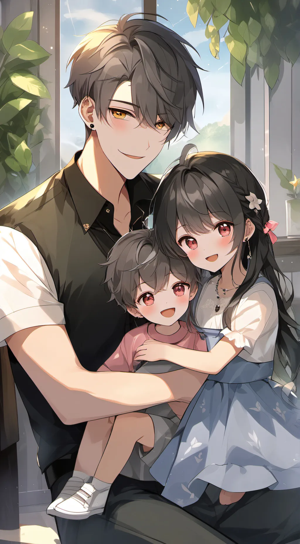 ai character: the pink family background