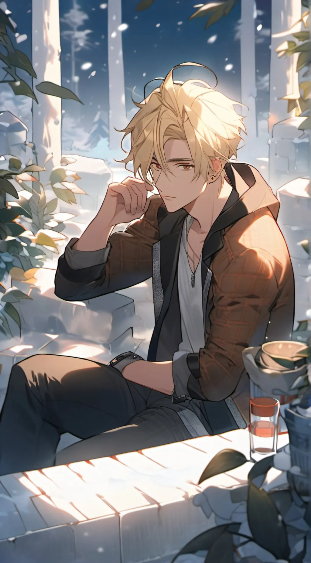 ai character: Adame background