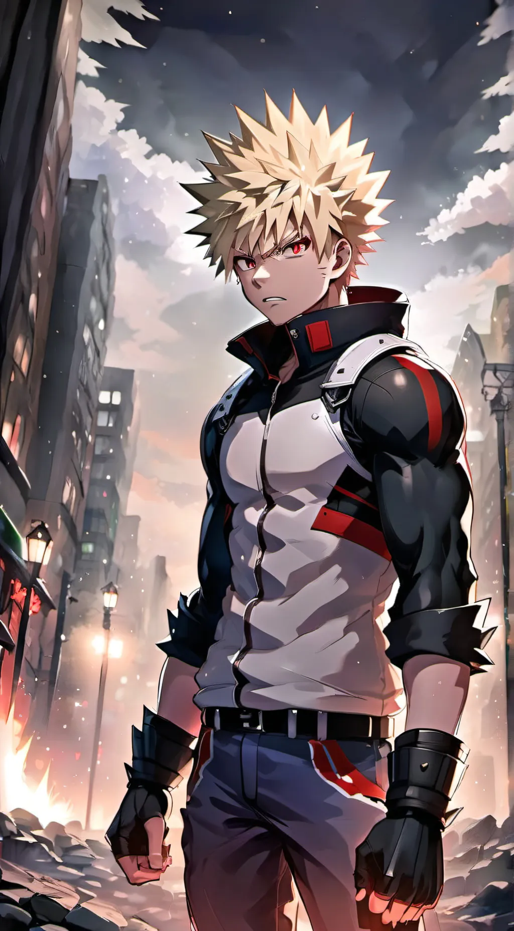 ai character: Bakugo background
