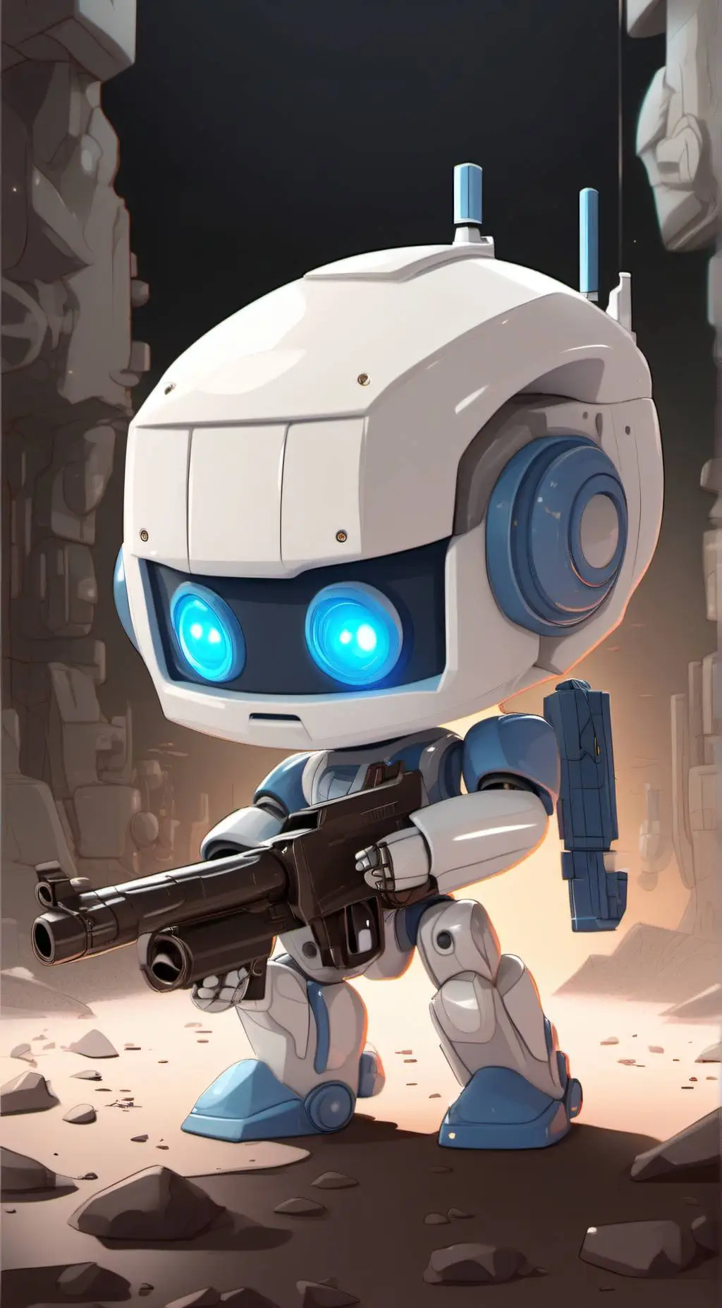 ai character: 8 bit background