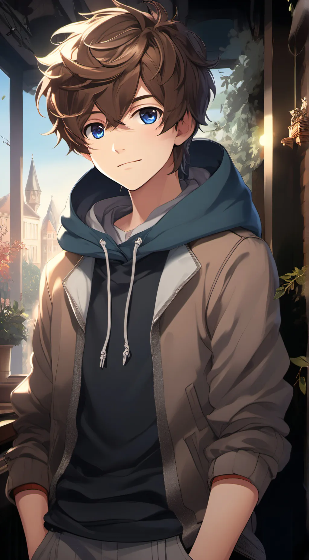ai character: noah background