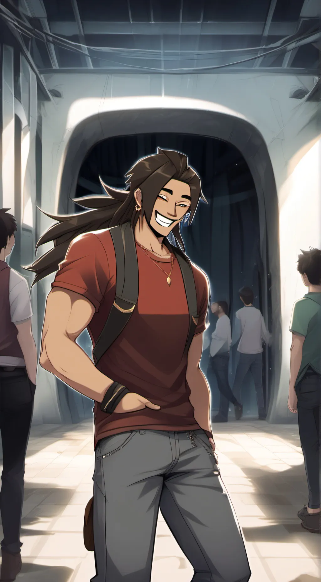 ai character: Alejandro  background