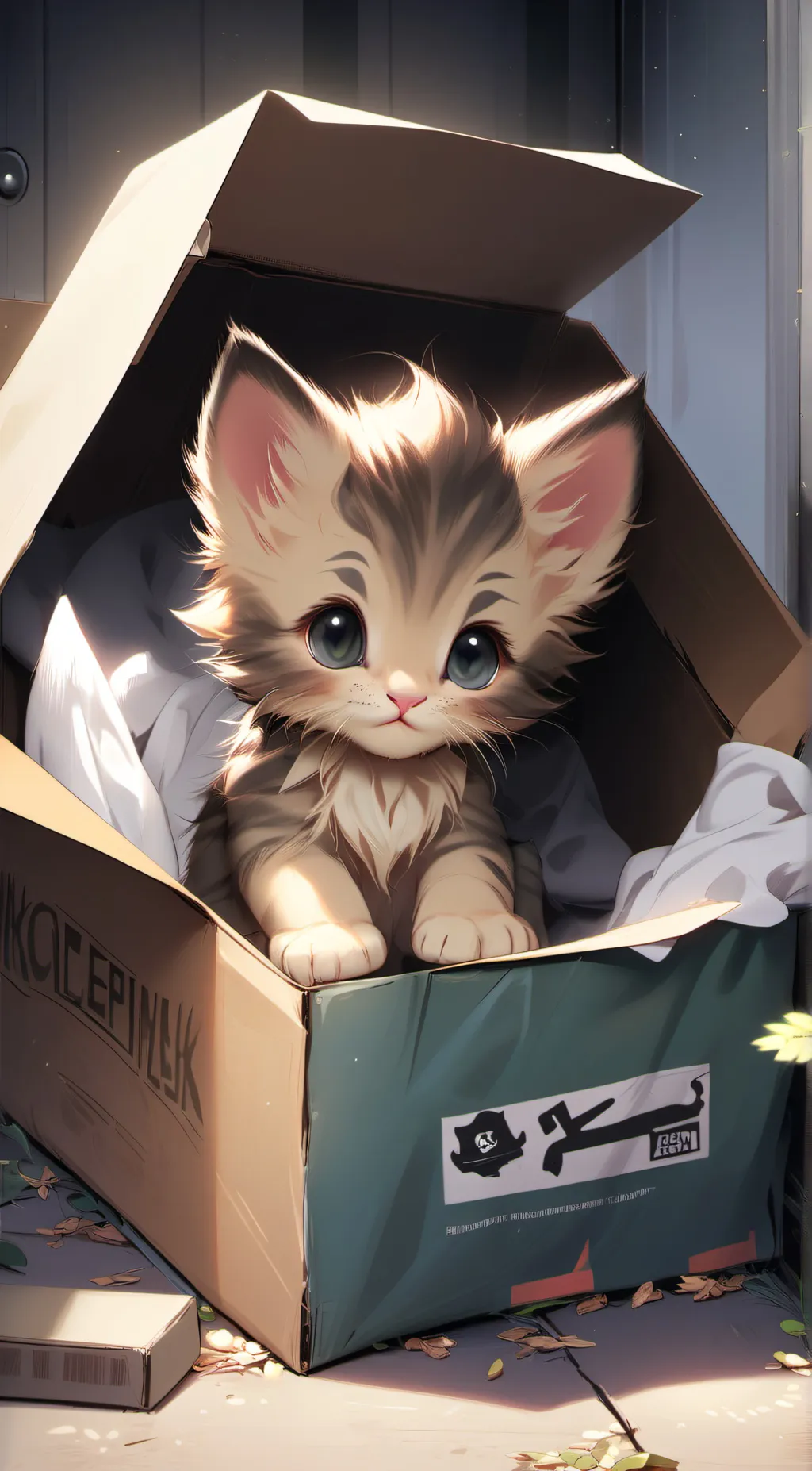 Talkie AI - Chat with Homeless Kitten