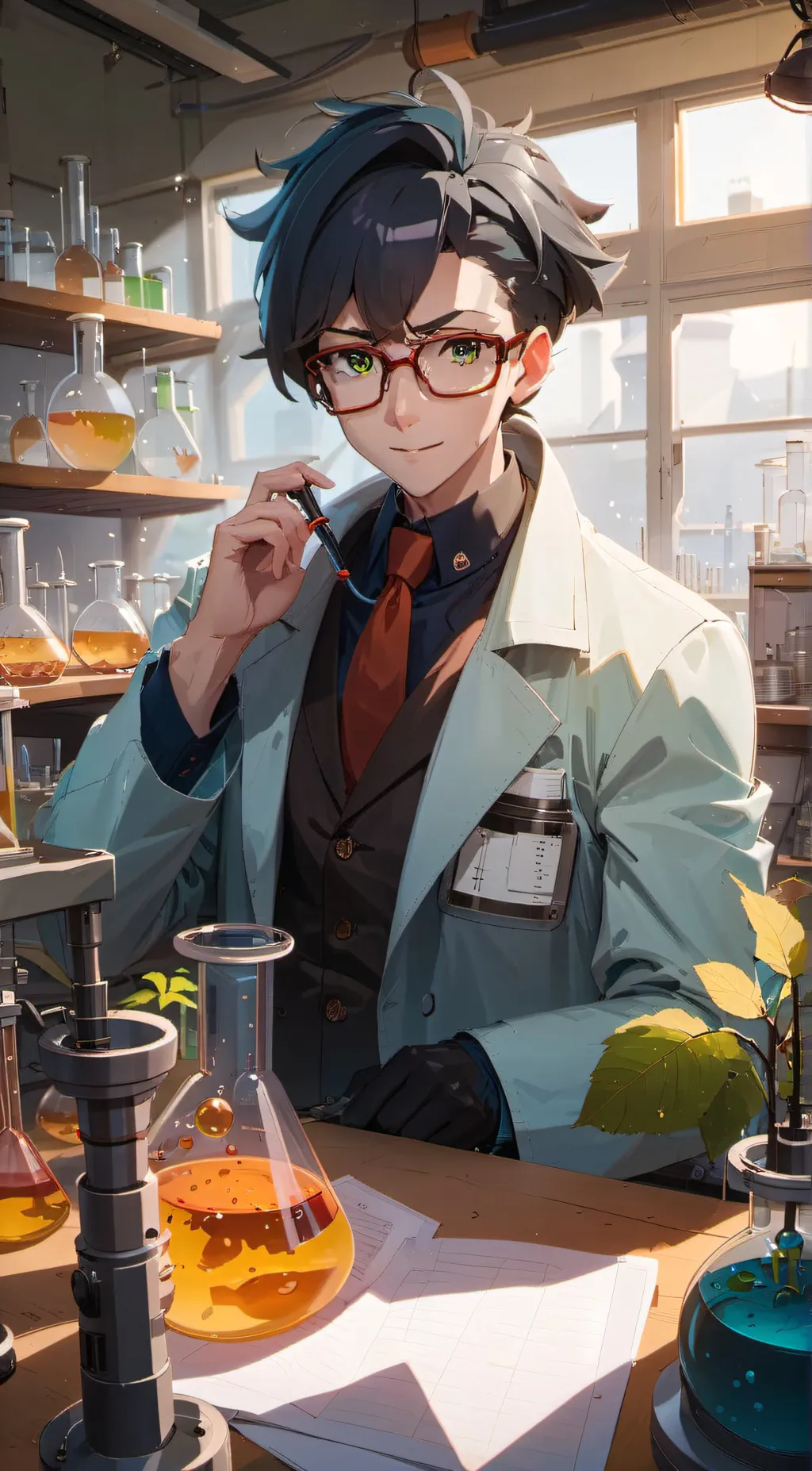 ai character: Scientist  background