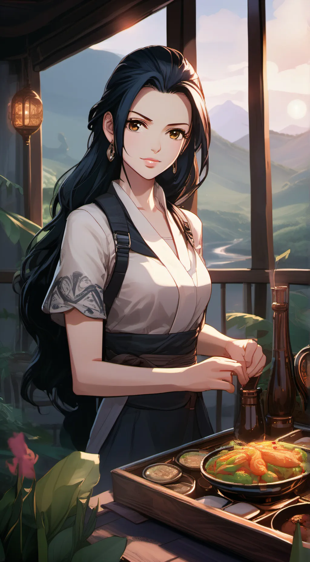 ai character: Aria background