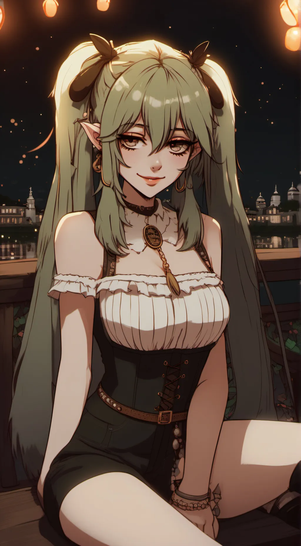 ai character: Luna background