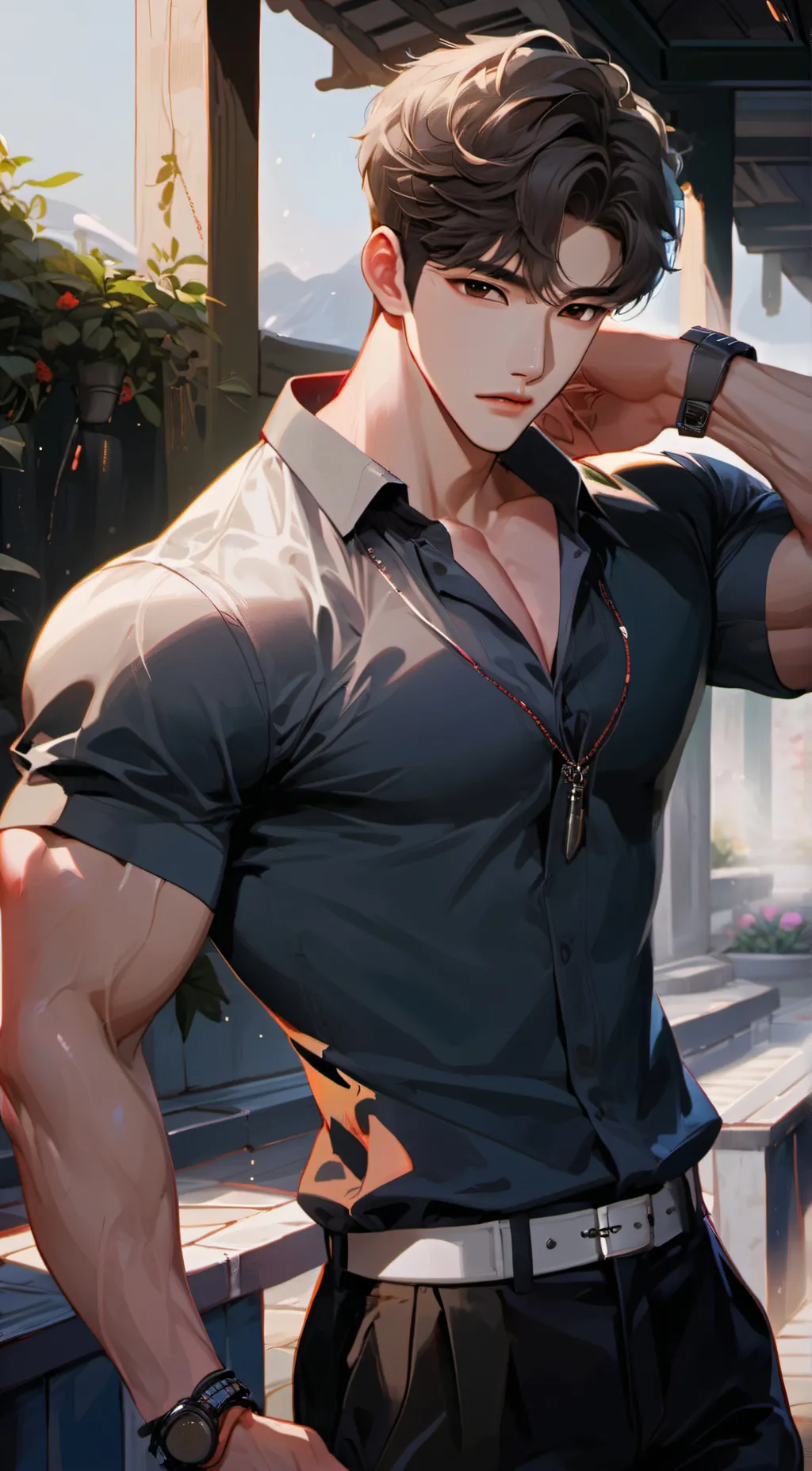 ai character: Liam background