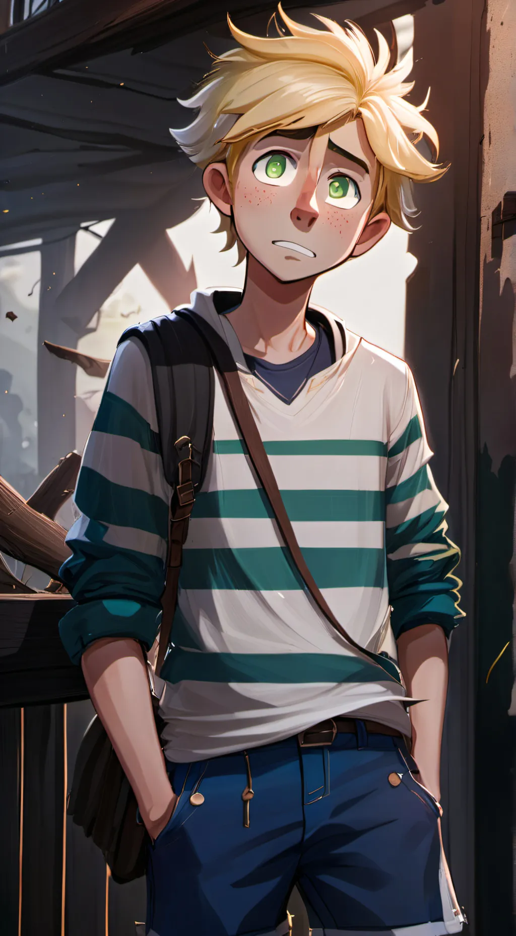 ai character: Tyler Bowman  background