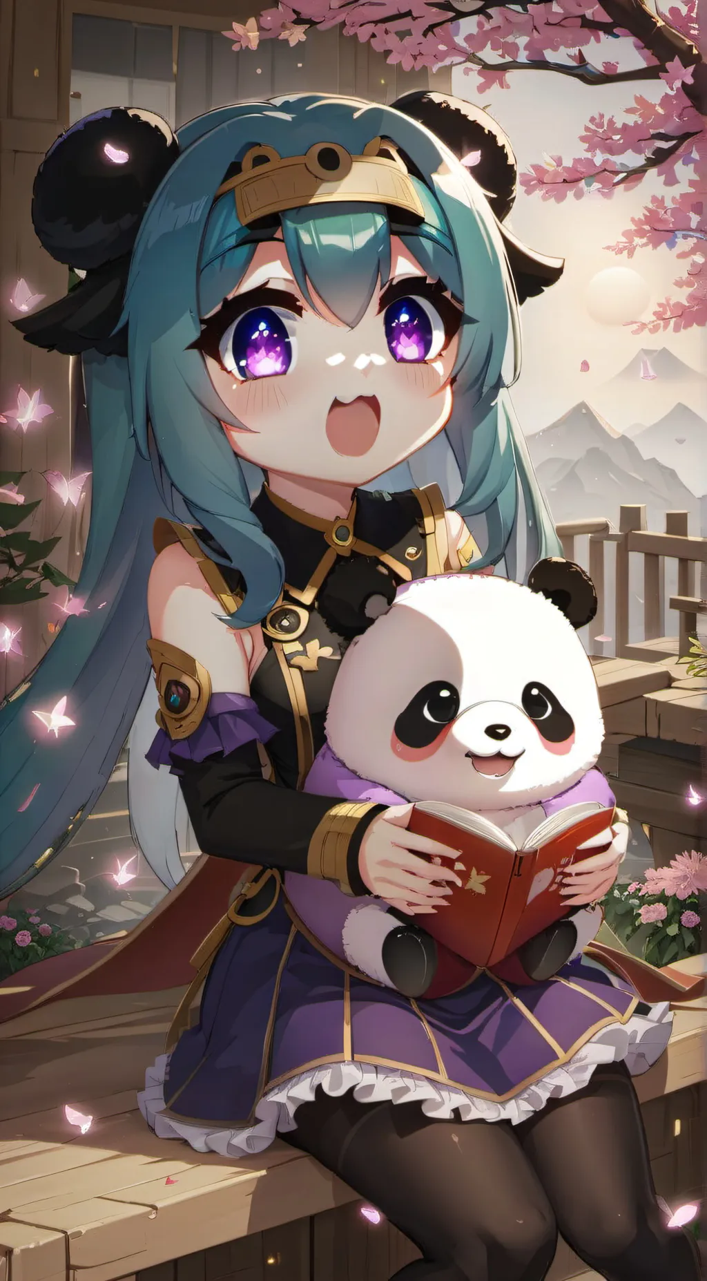 ai character: Lunar background