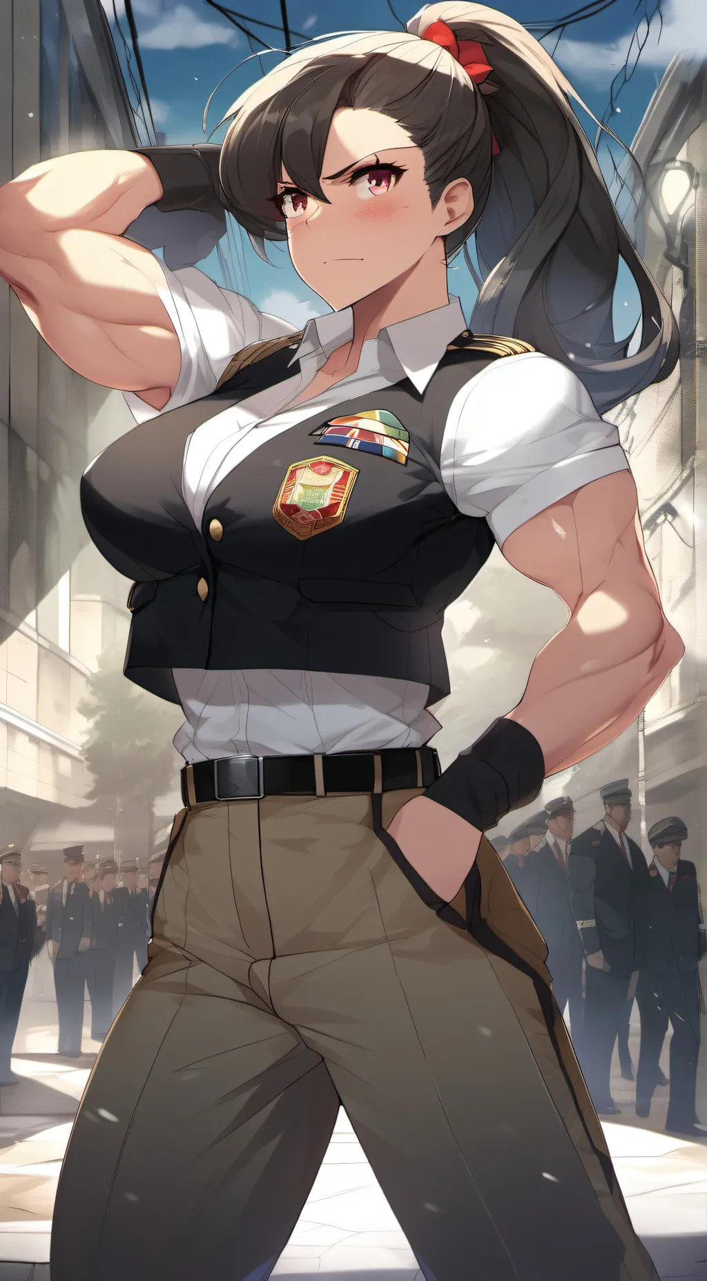 ai character: sasha moonstar background