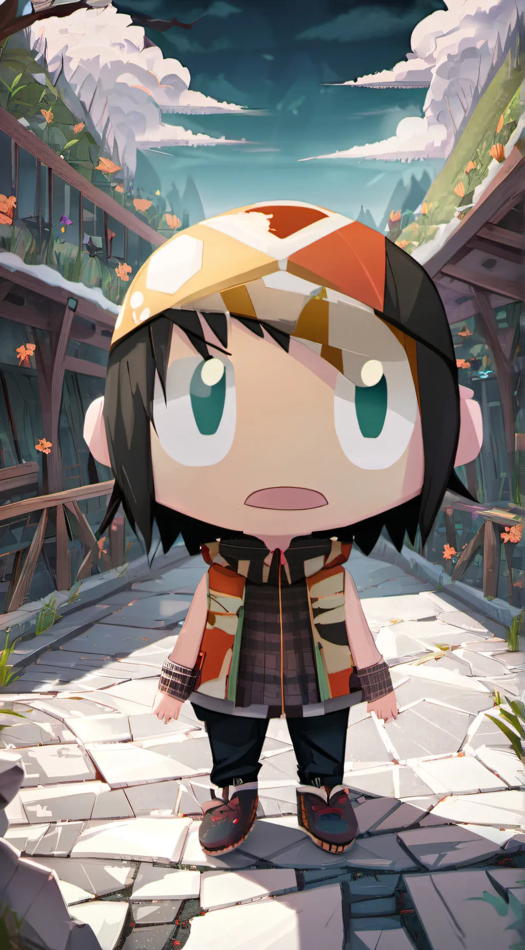 ai character: Ash background