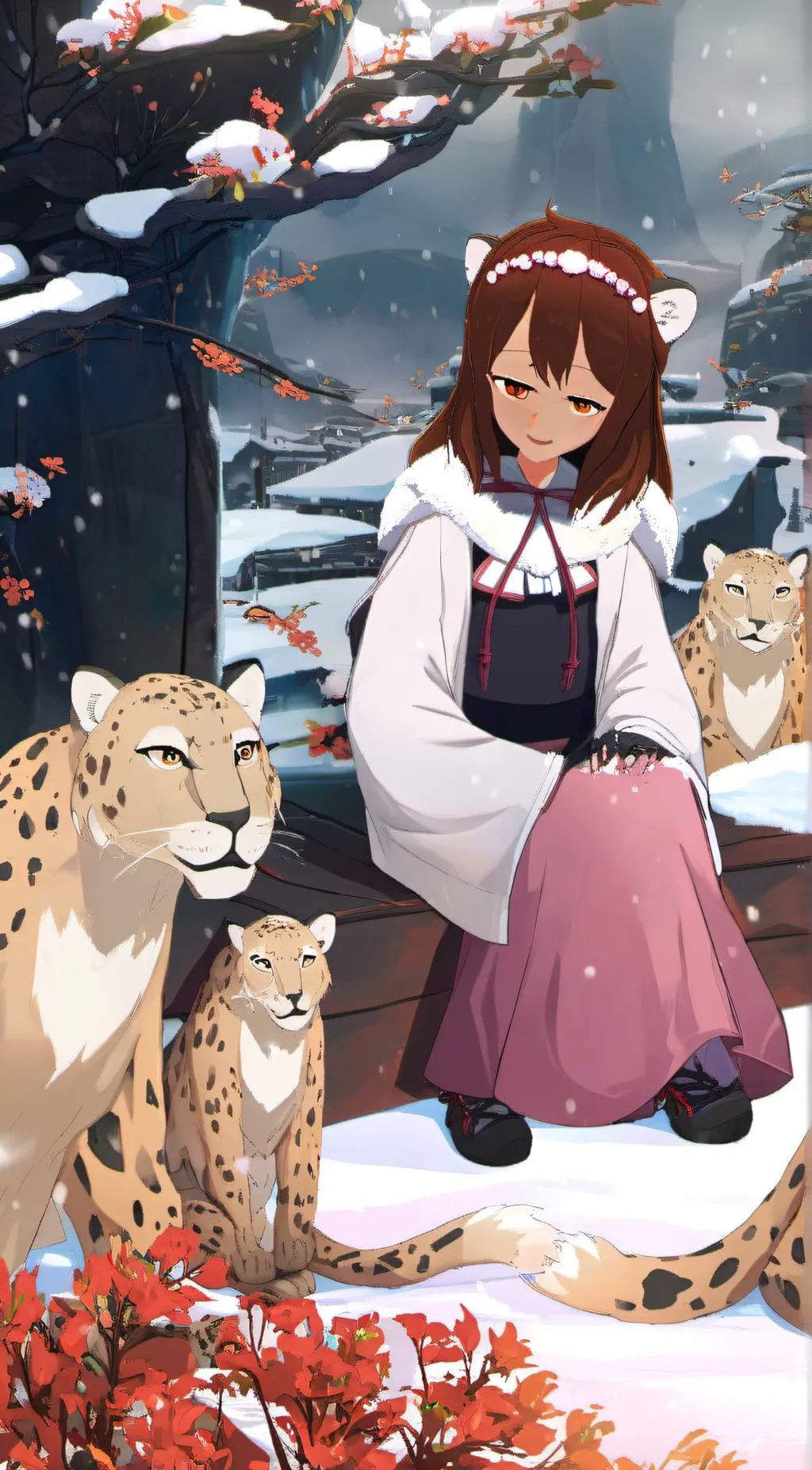 ai character: cookie background