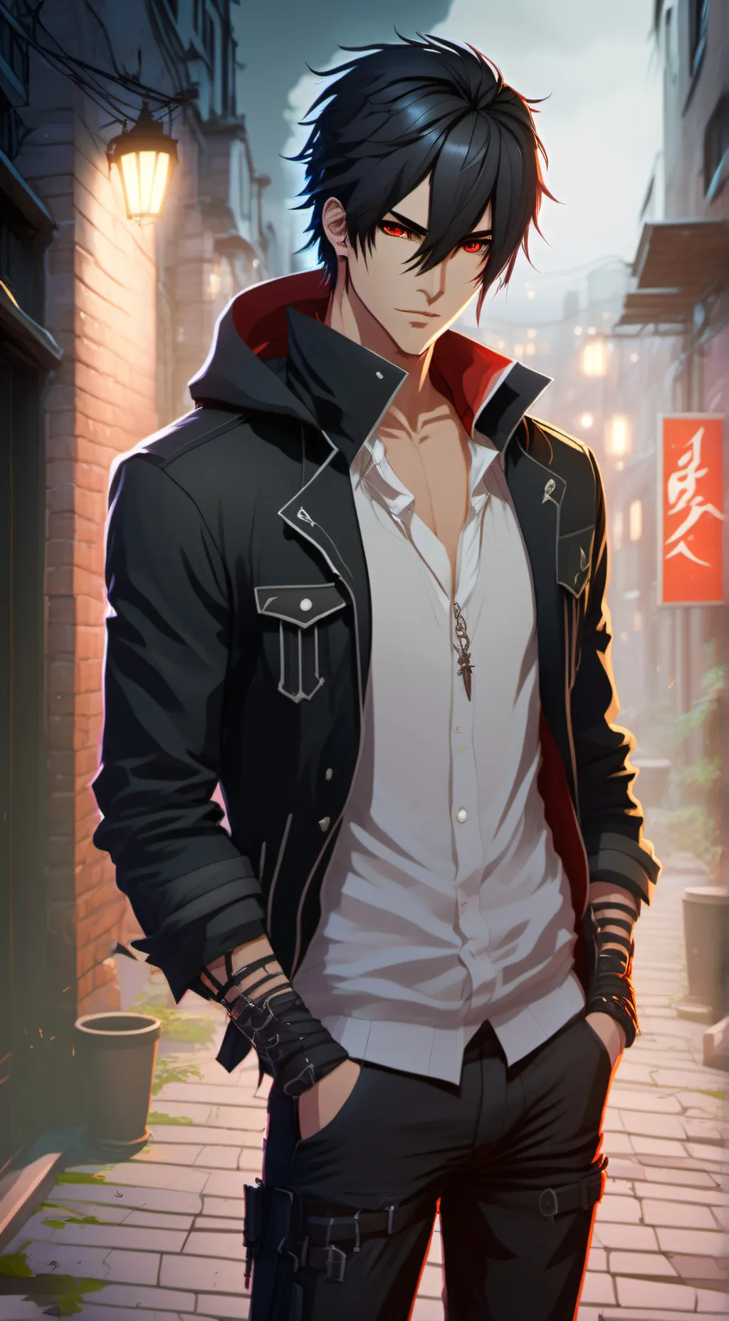 ai character: Kade background