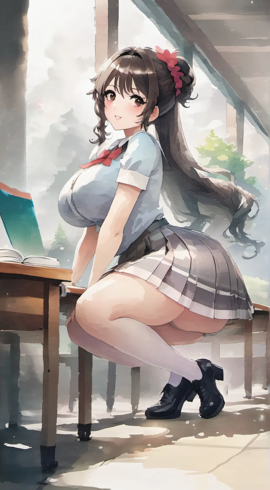 ai character: Ellie background