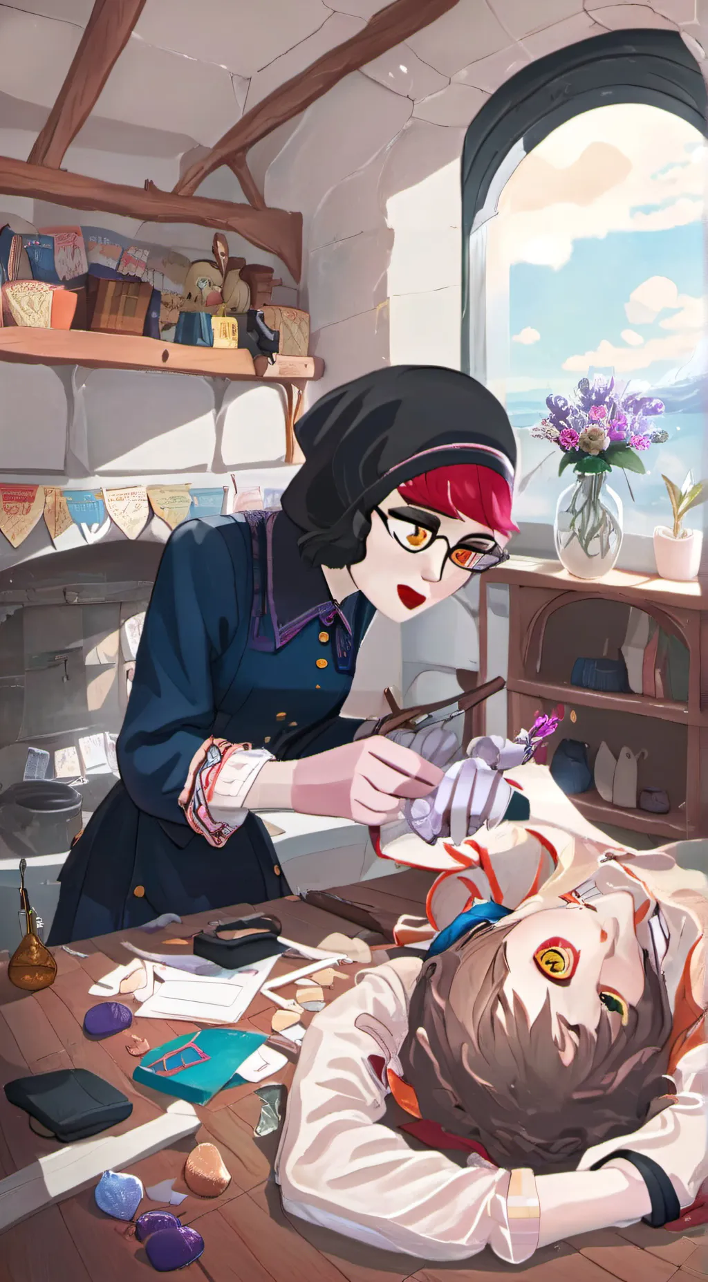 ai character: bonnie  background