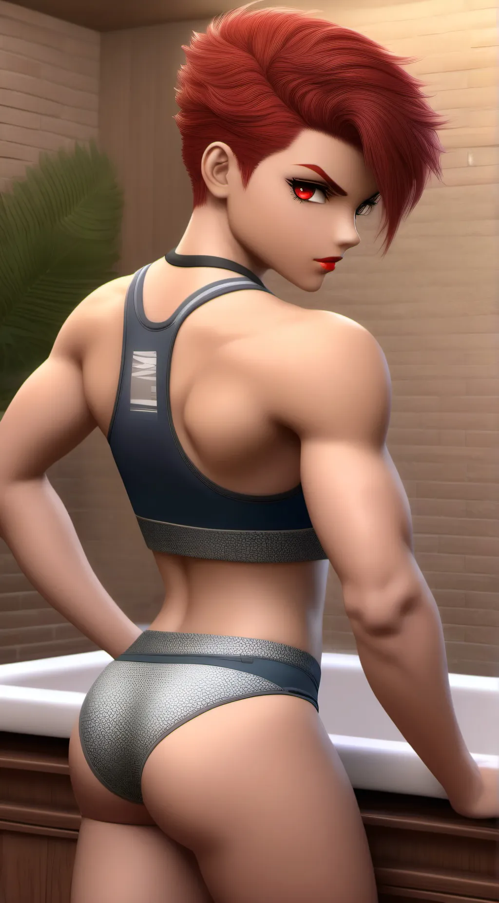 ai character: Femboy) Johnathan  background