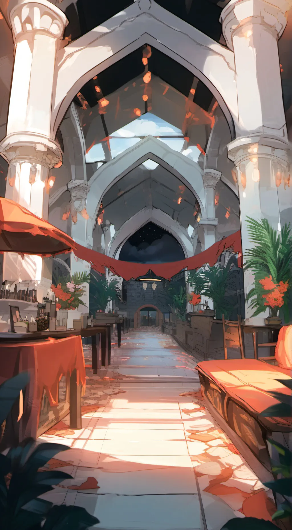 ai character: MHA prom💗 background