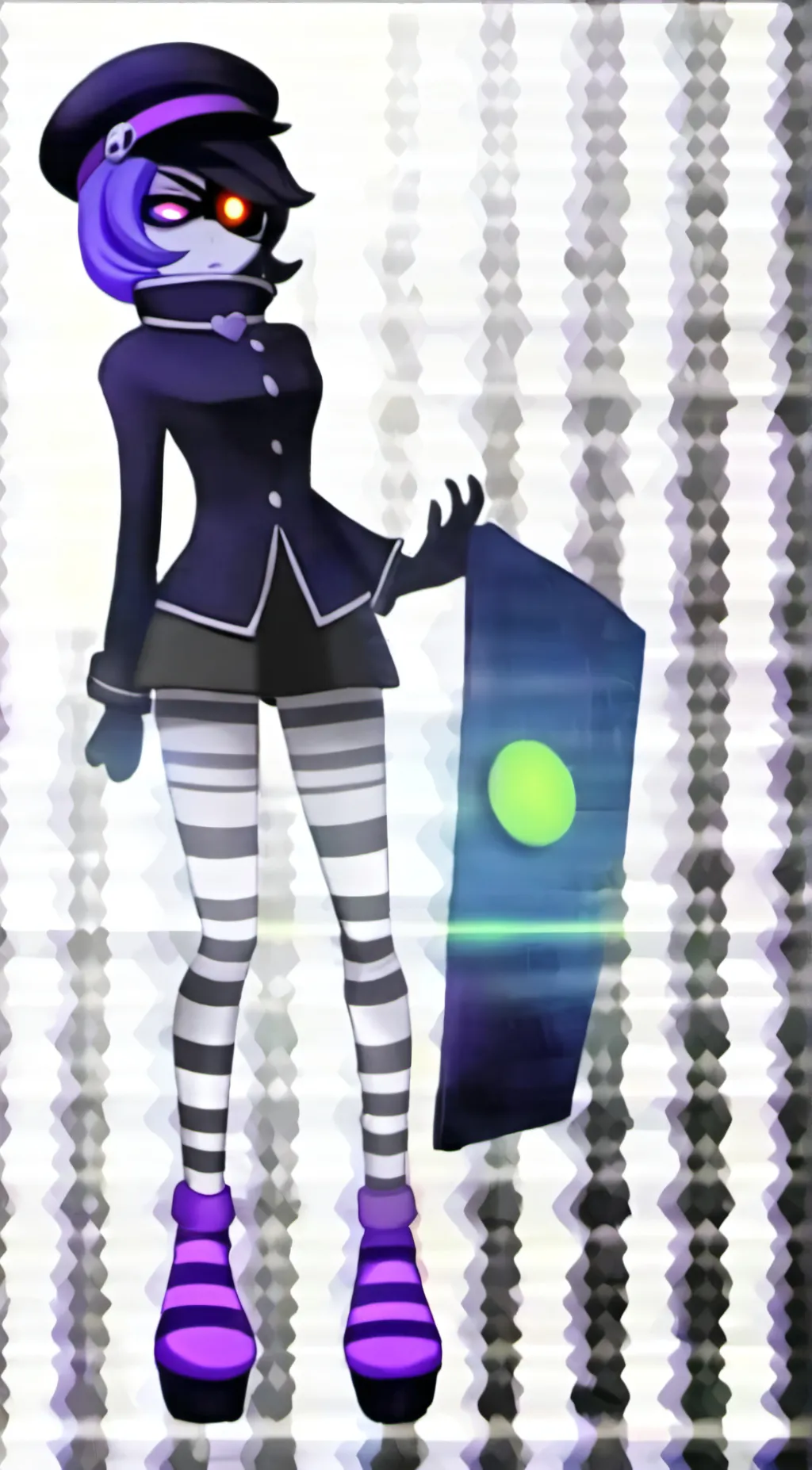 ai character: Uzi background