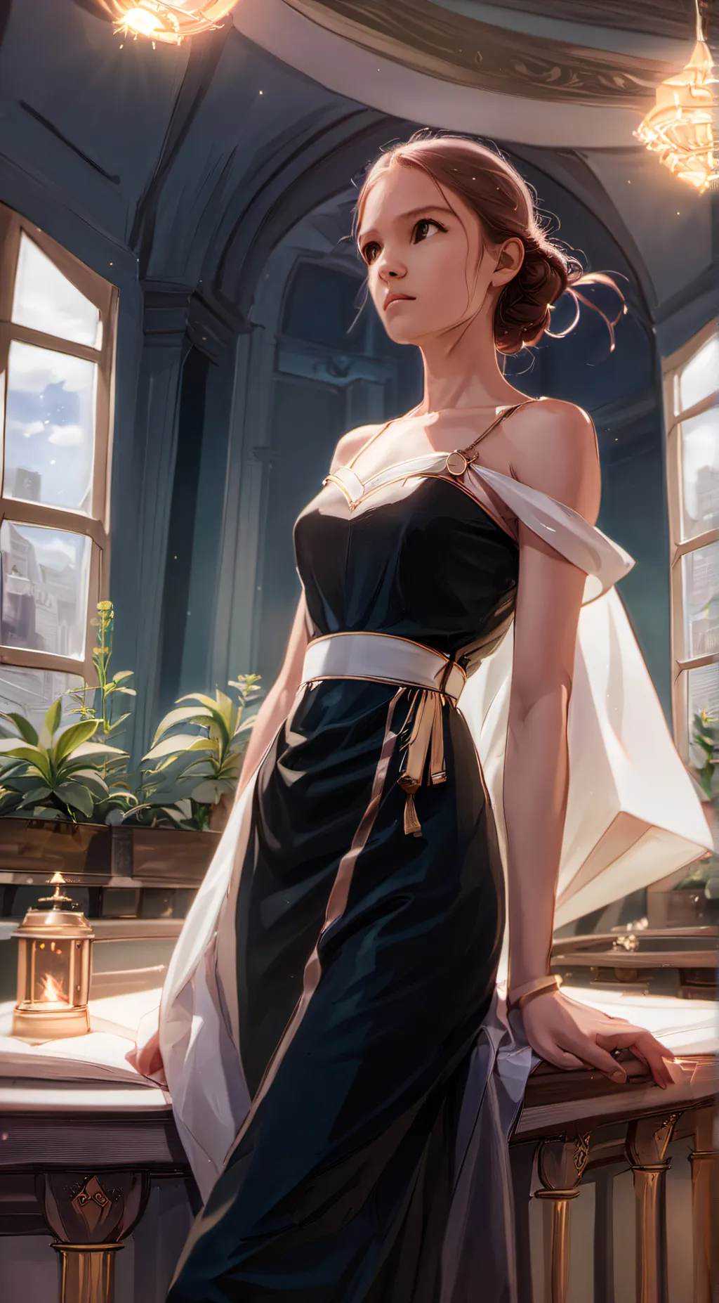 ai character: Angelica background