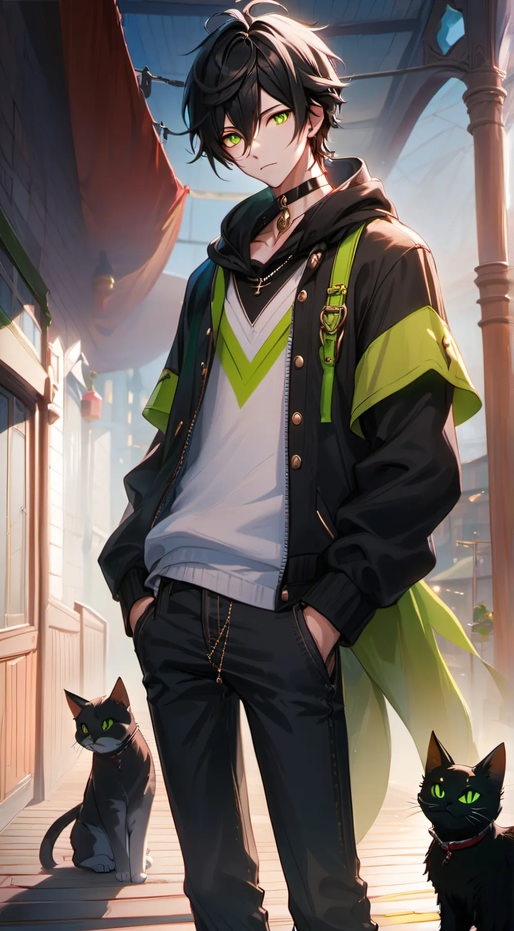 ai character: 💫OLIVER💫 background