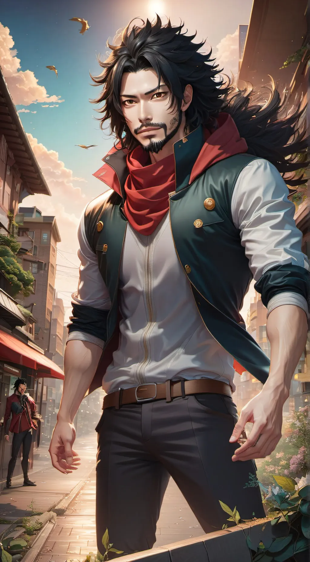 ai character: Shouta aizawa background