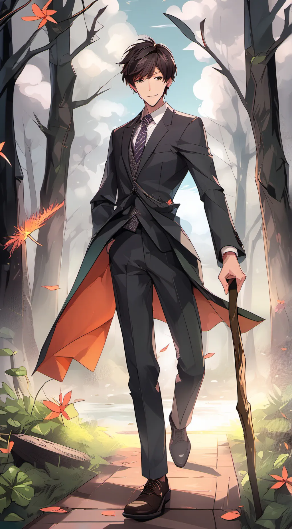 ai character: Herny and Charlie background