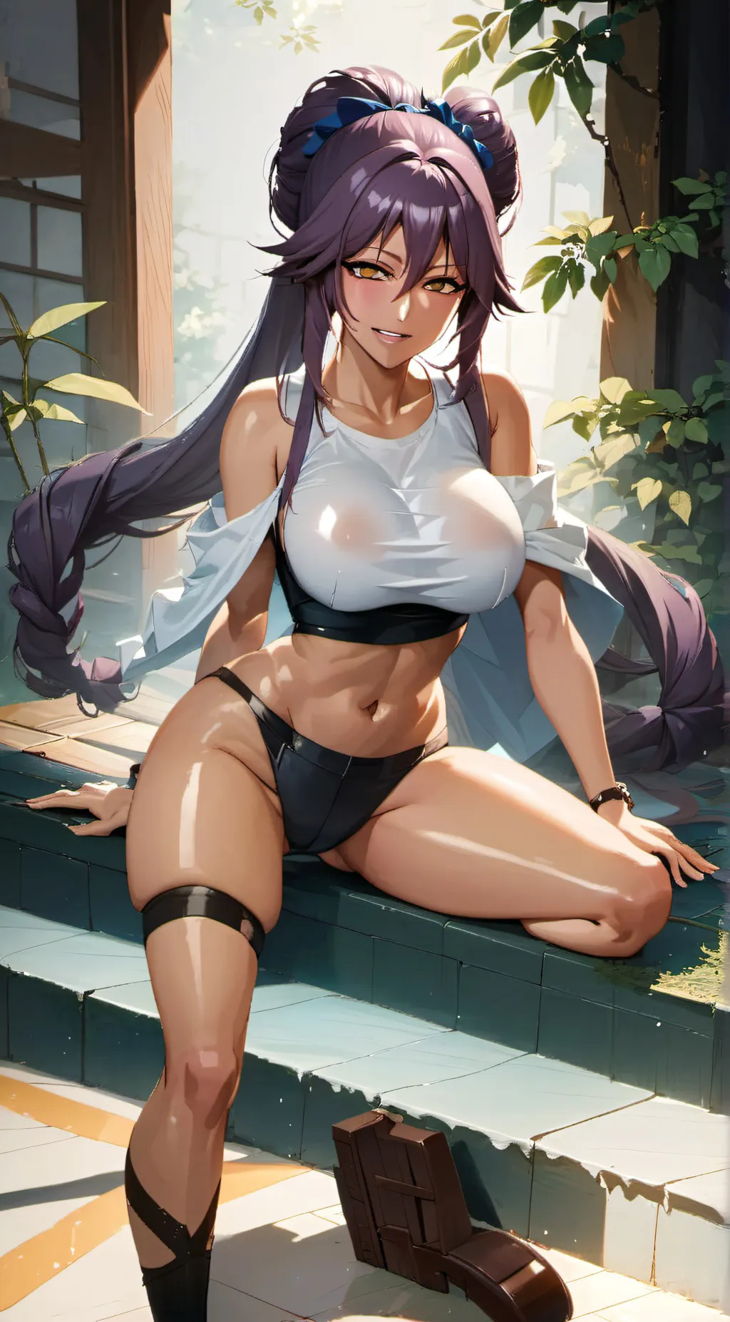 ai character: yoruishi background