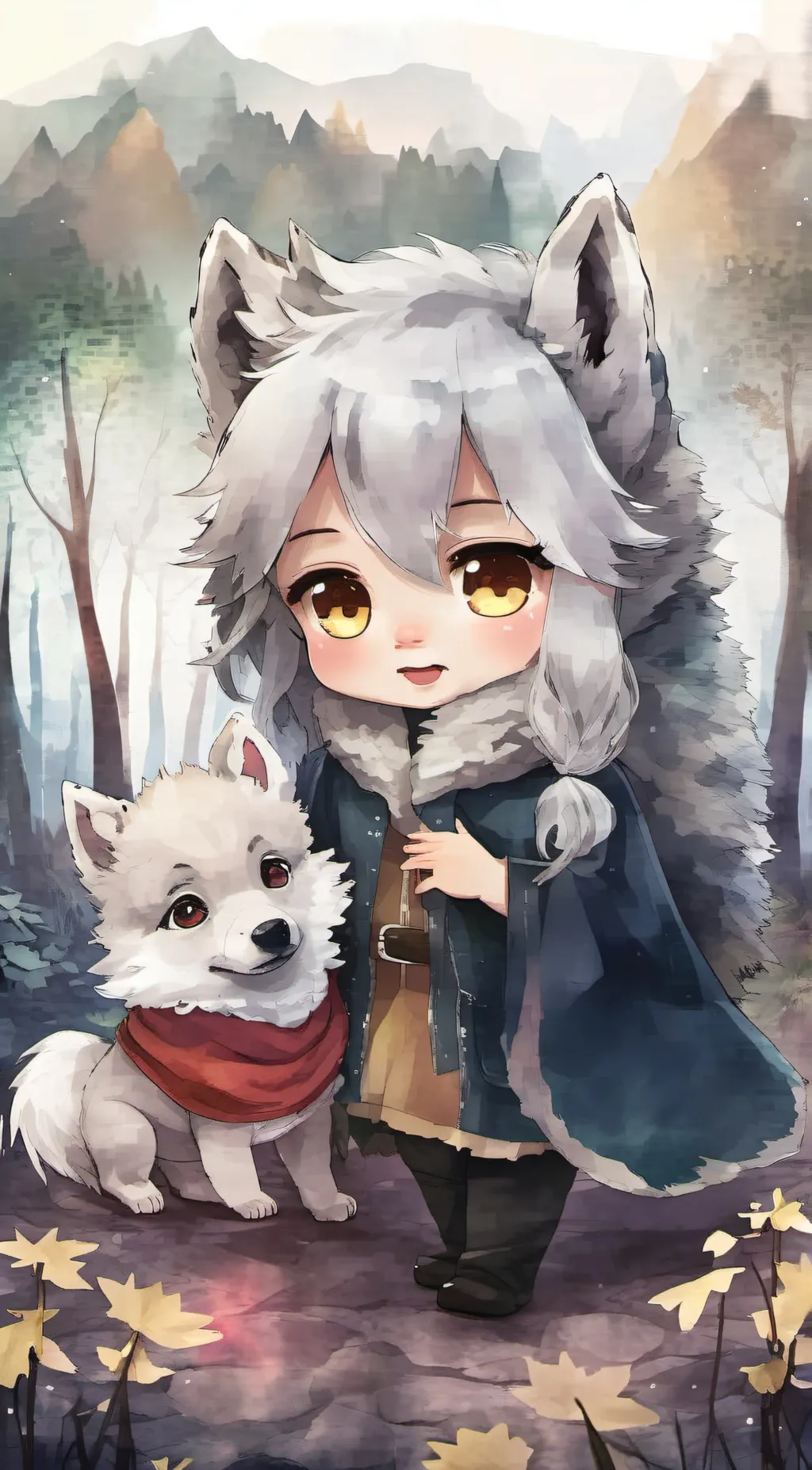 ai character: kitty background