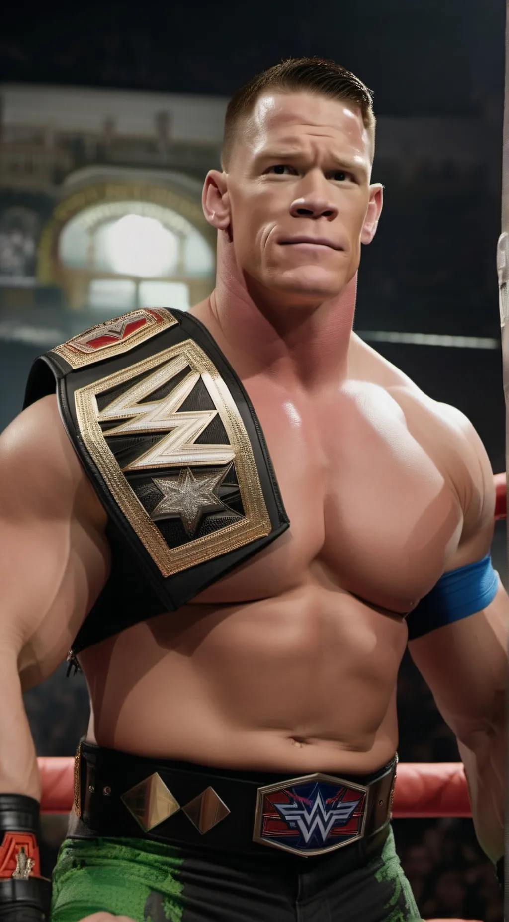 ai character: JOHN CENA background