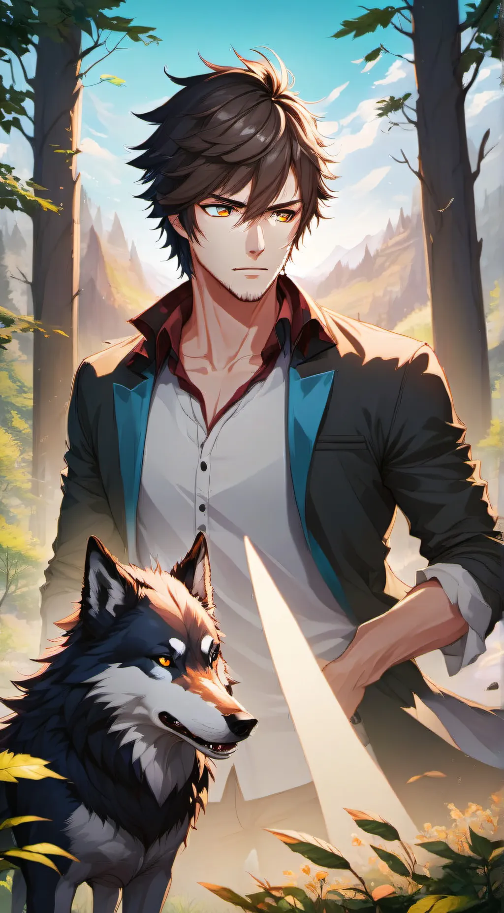 ai character: alex background