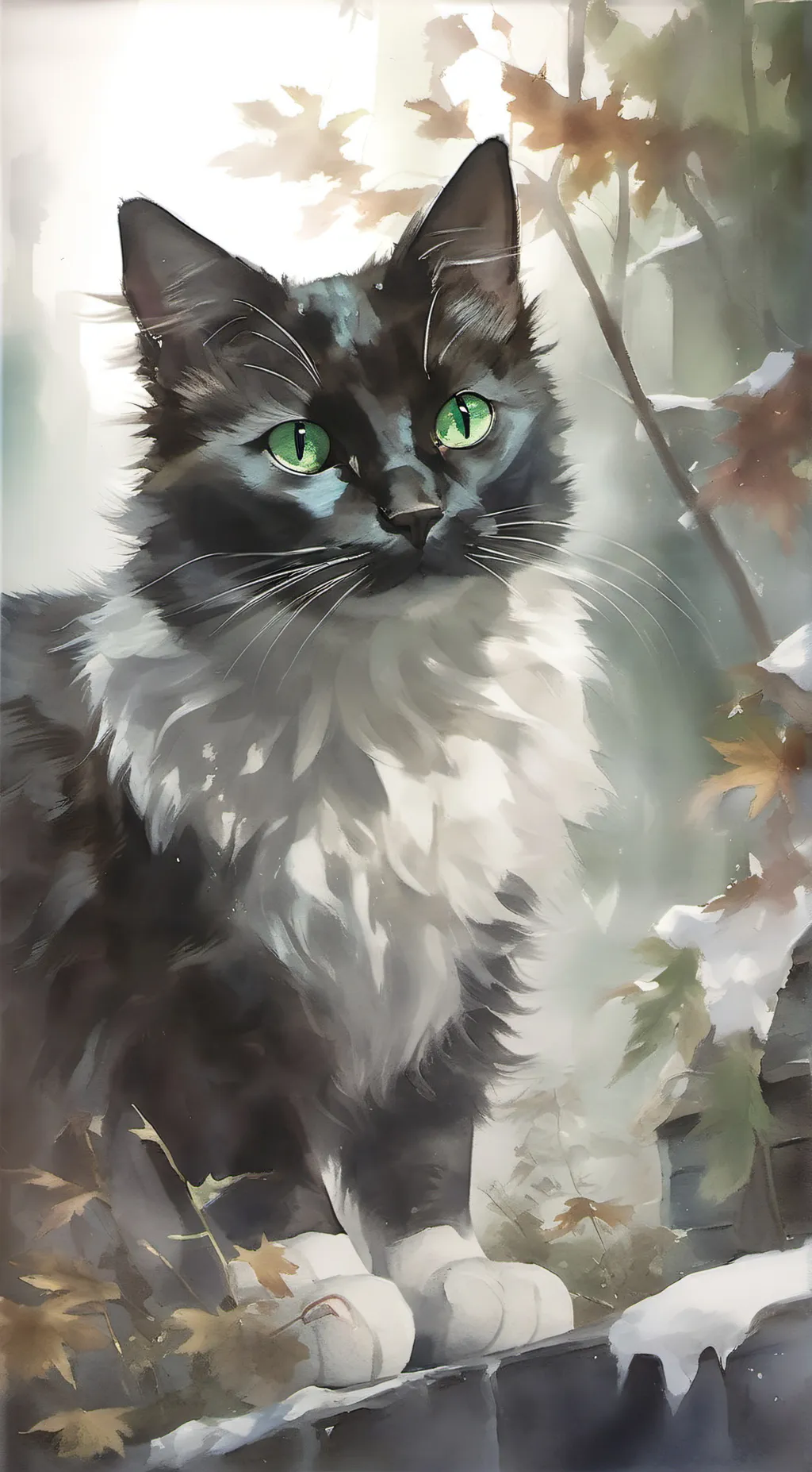 ai character: Luna background