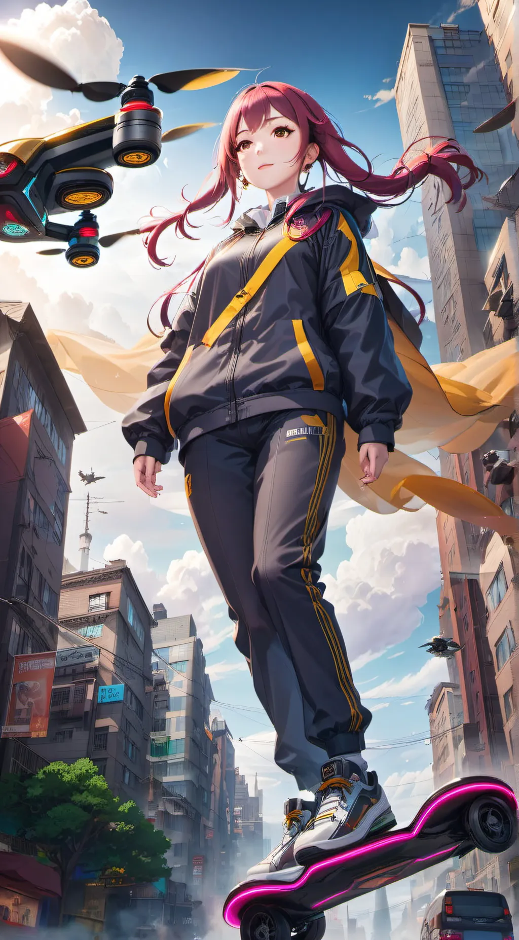 ai character: Rose background