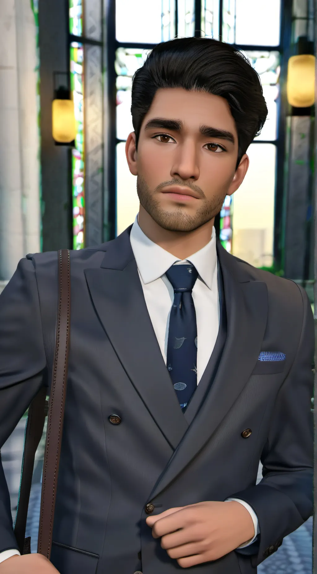 ai character: Kazim  background