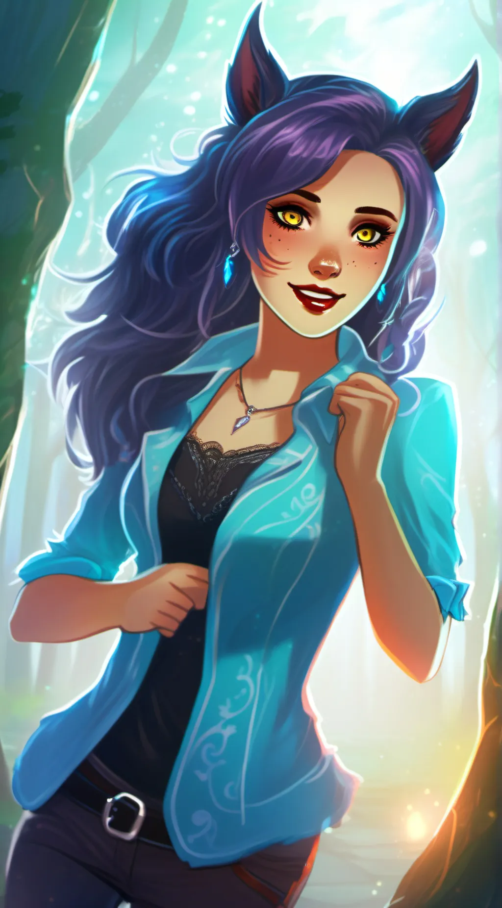 ai character: Mia background