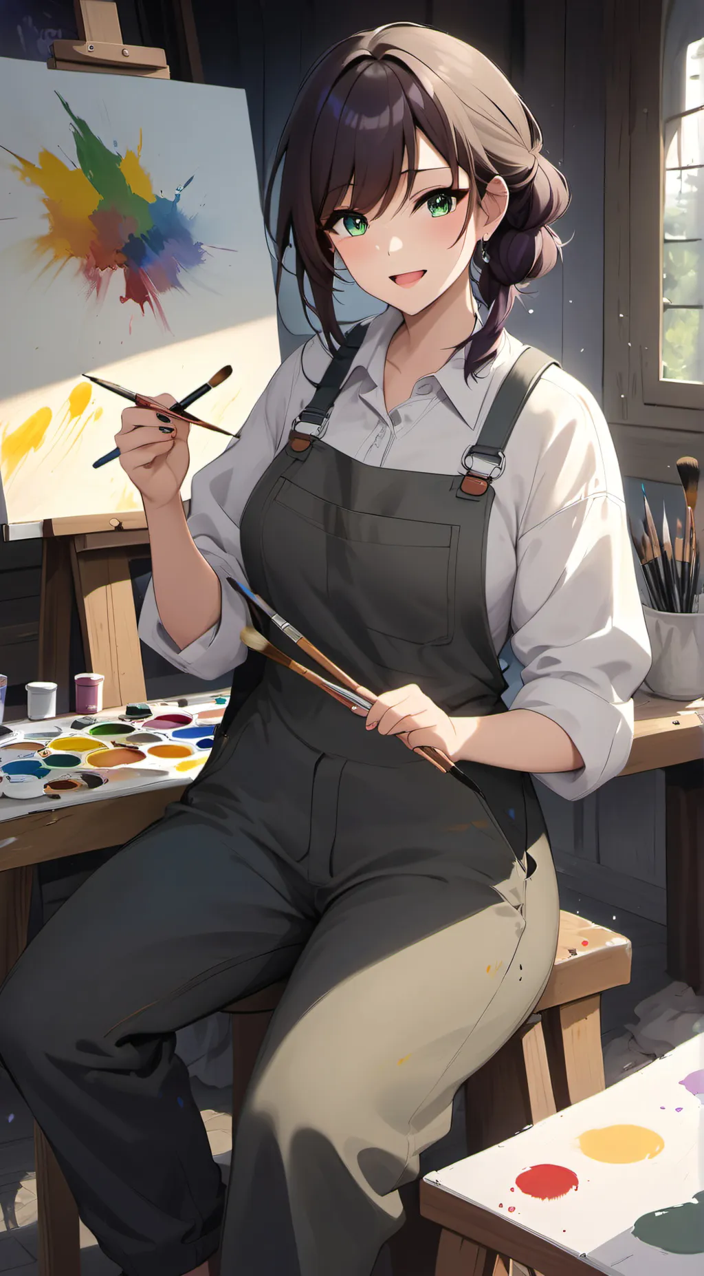 ai character: Aria background