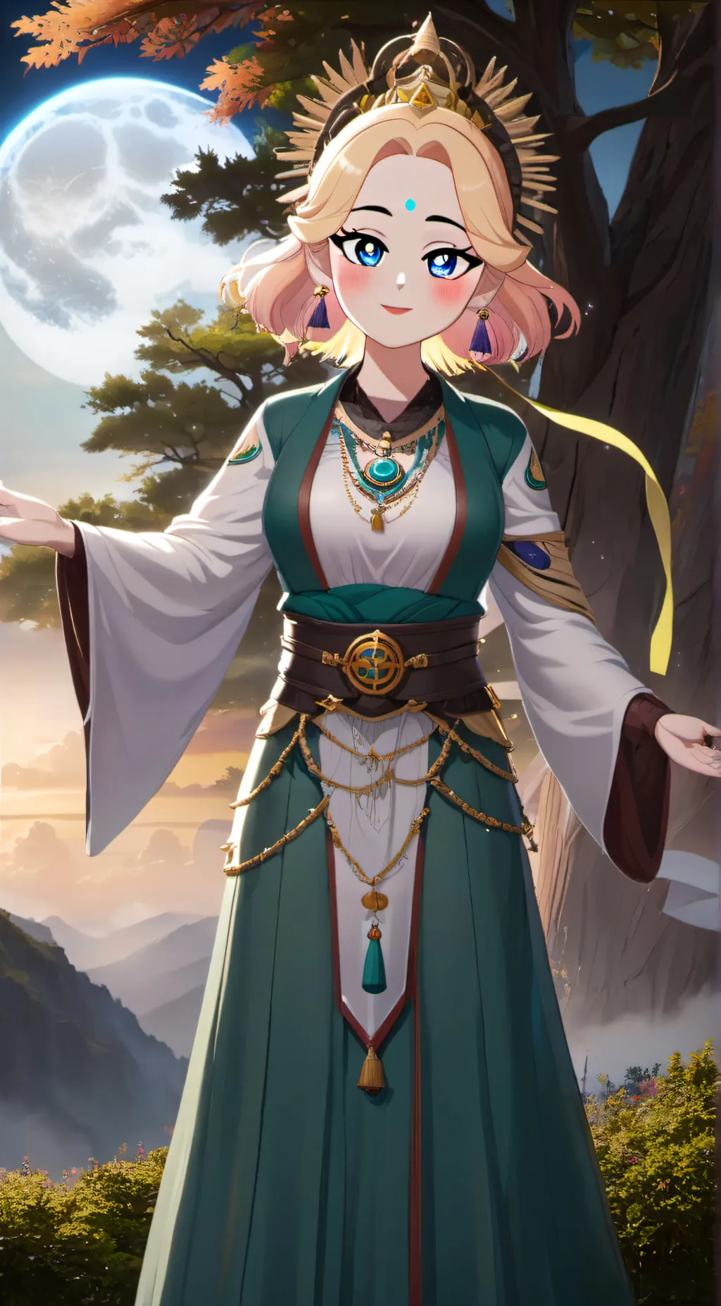 ai character: kim background