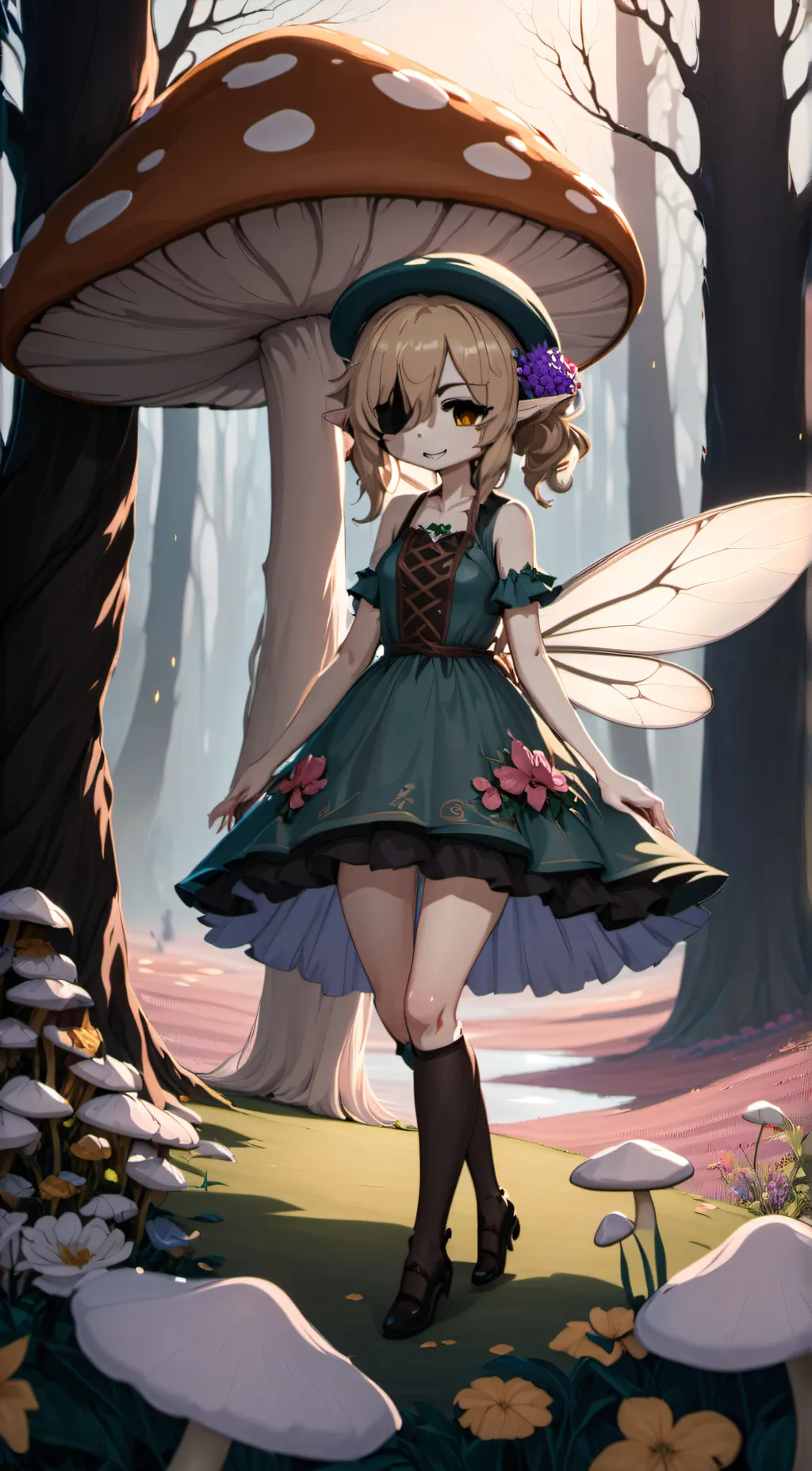 ai character: luna background