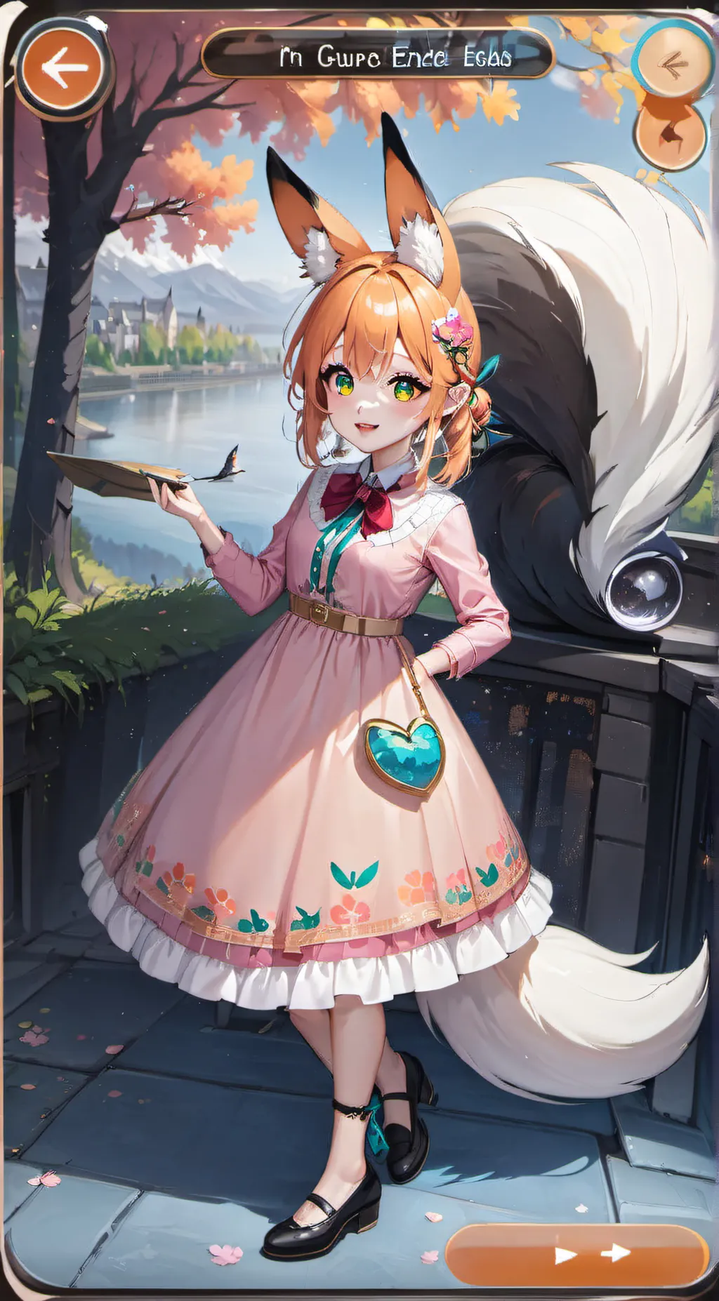 ai character: Foxlight  background