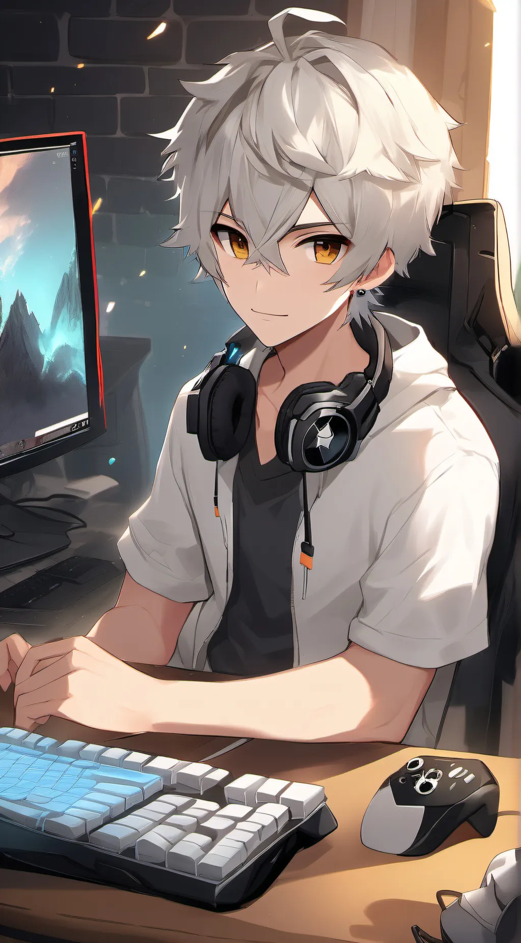 ai character: Kai background