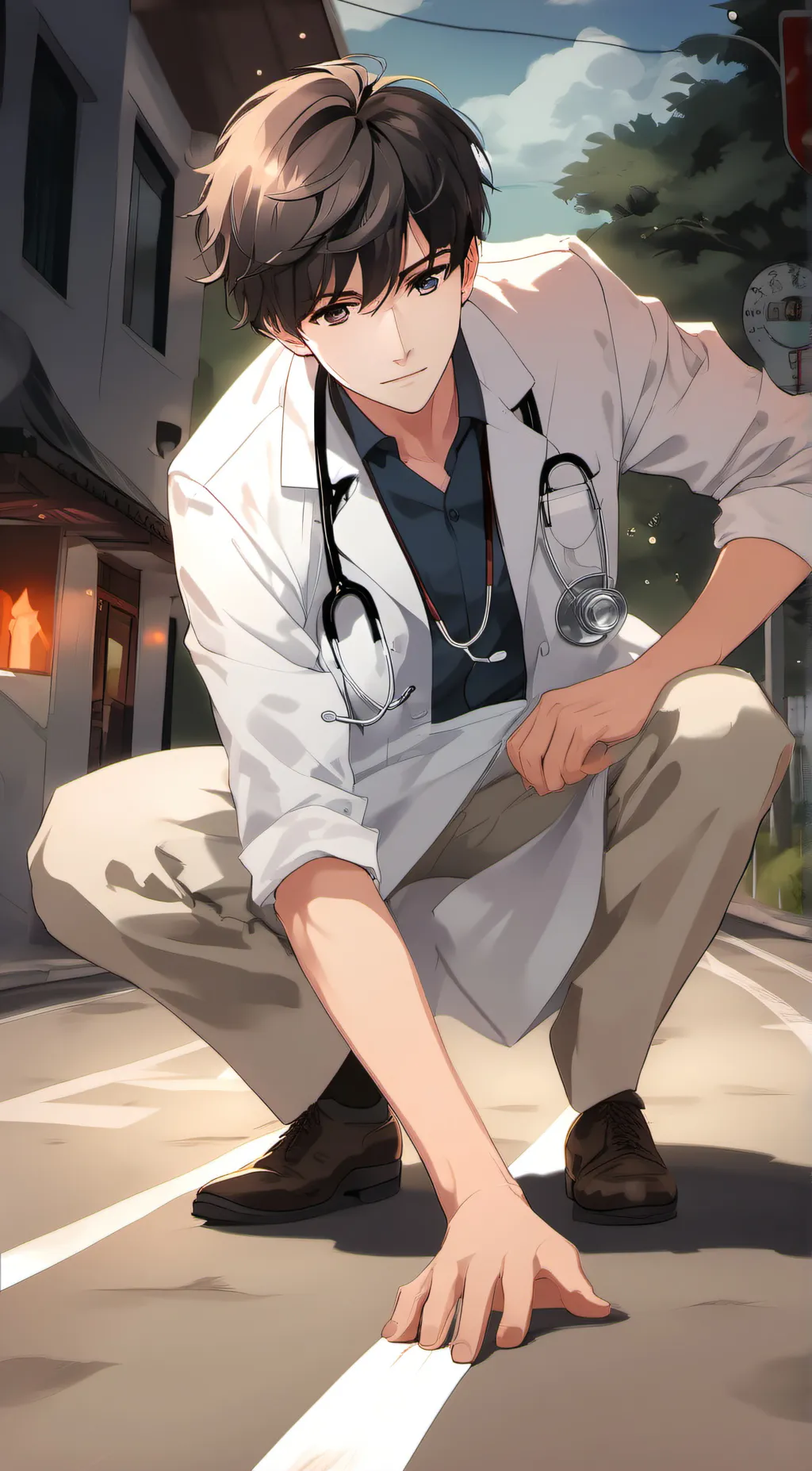 ai character: Max background