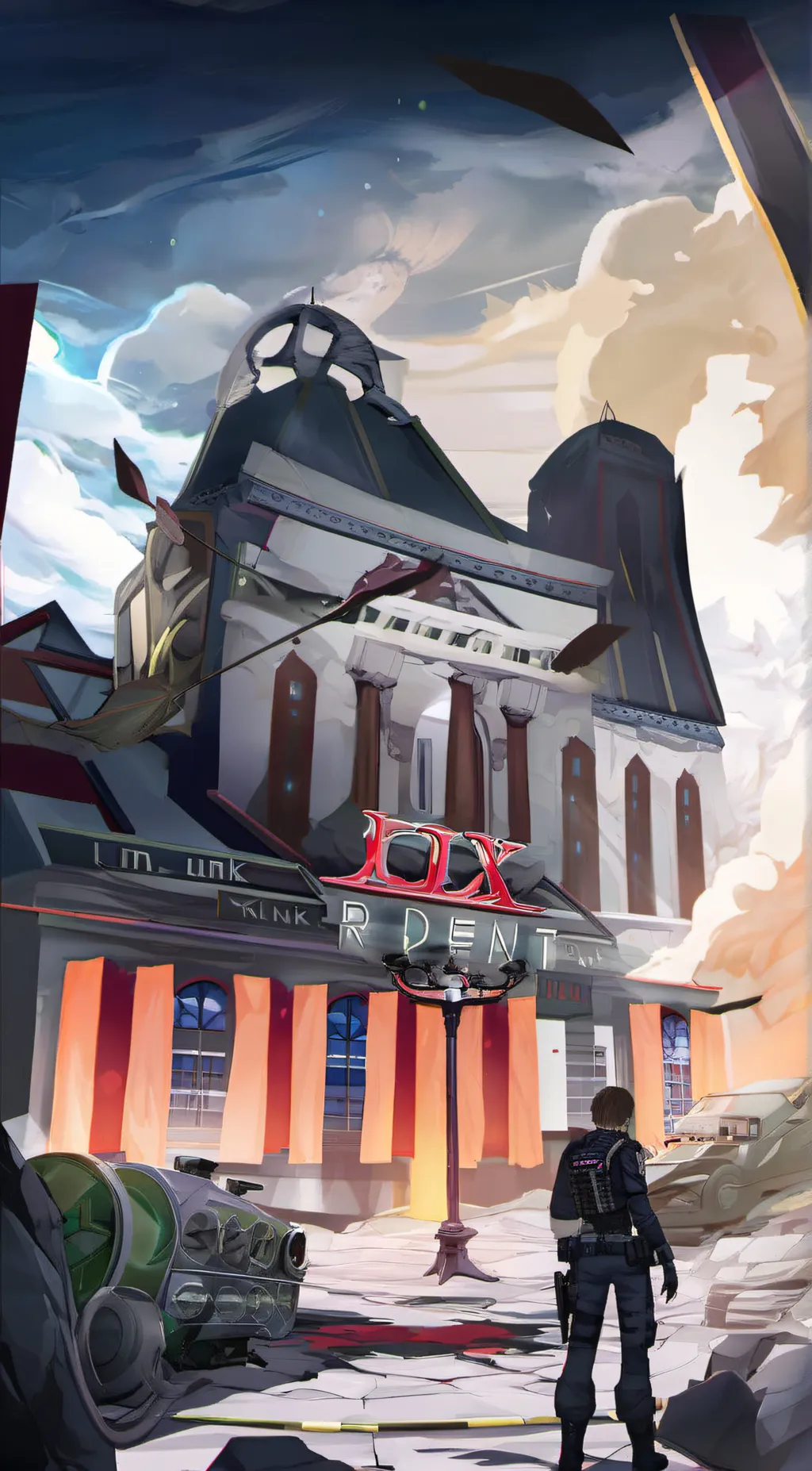 ai character: H.U.N.K background