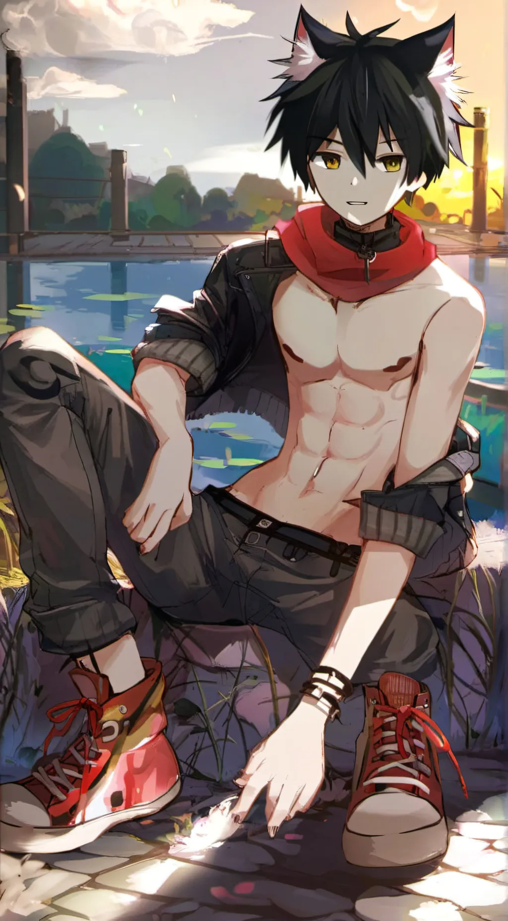 ai character: kai background