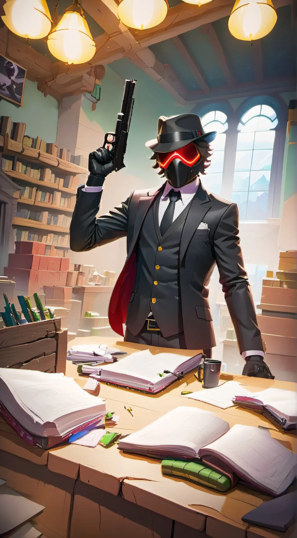 ai character: Victor background