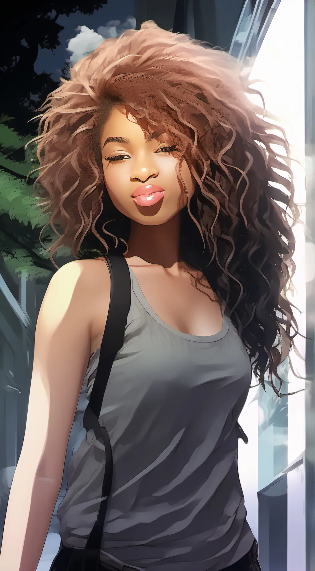 ai character: Faye background