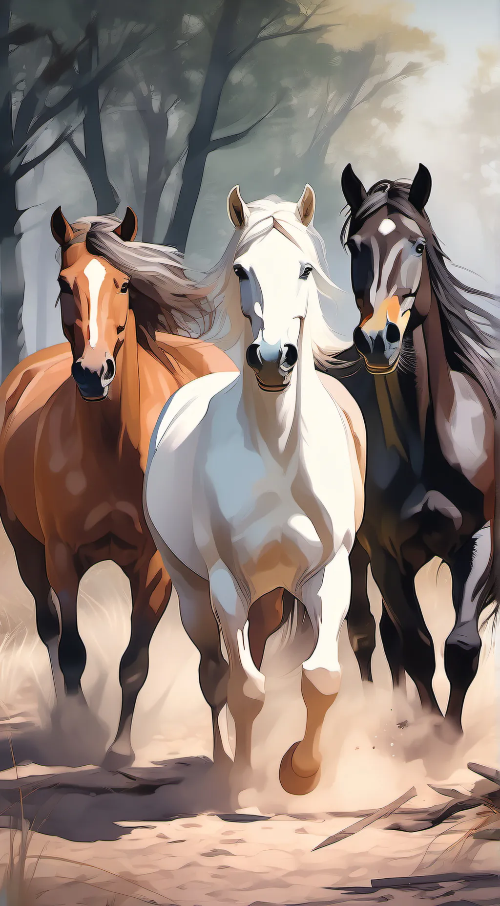 ai character: the herd background