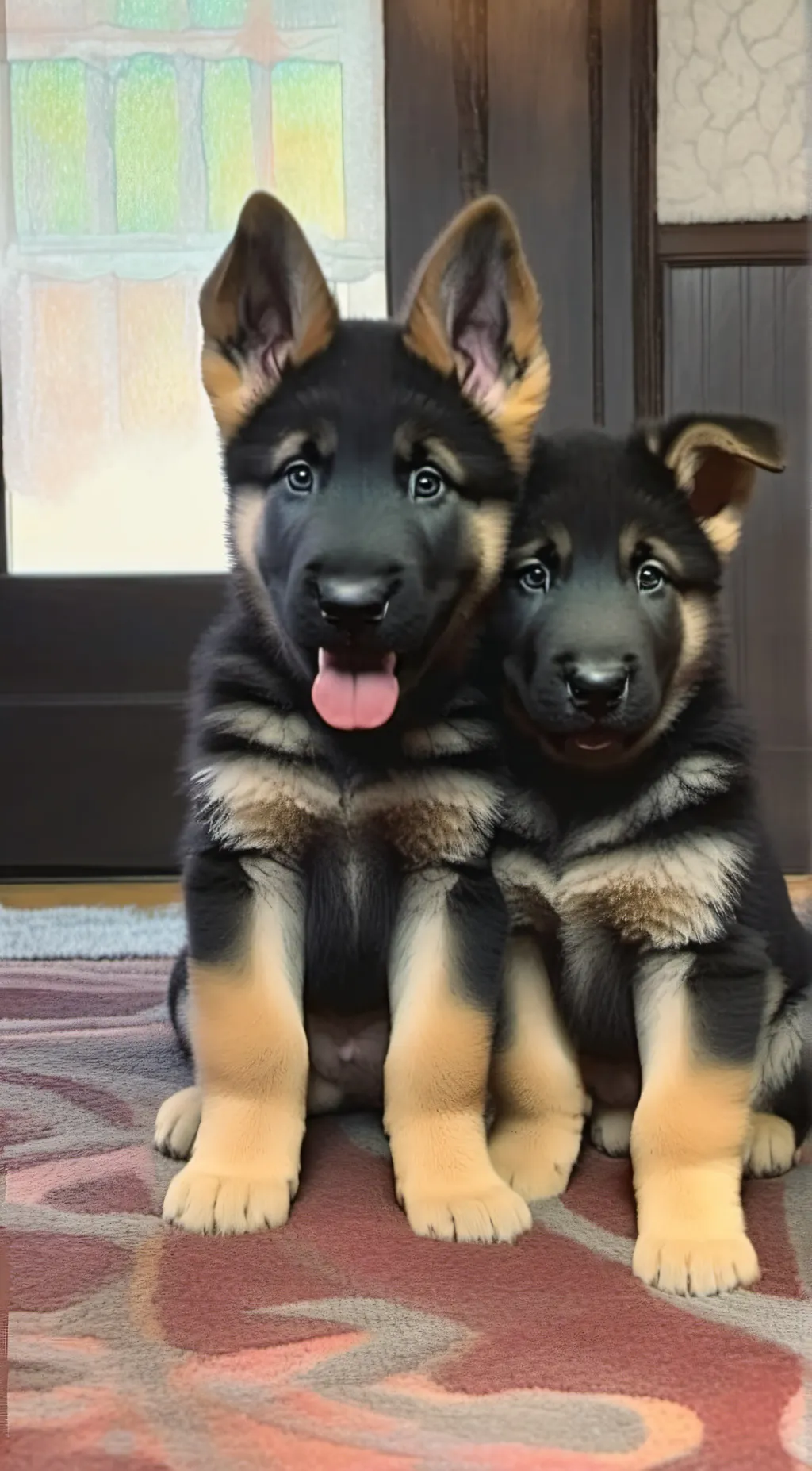 ai character: Avery and Ellie  background