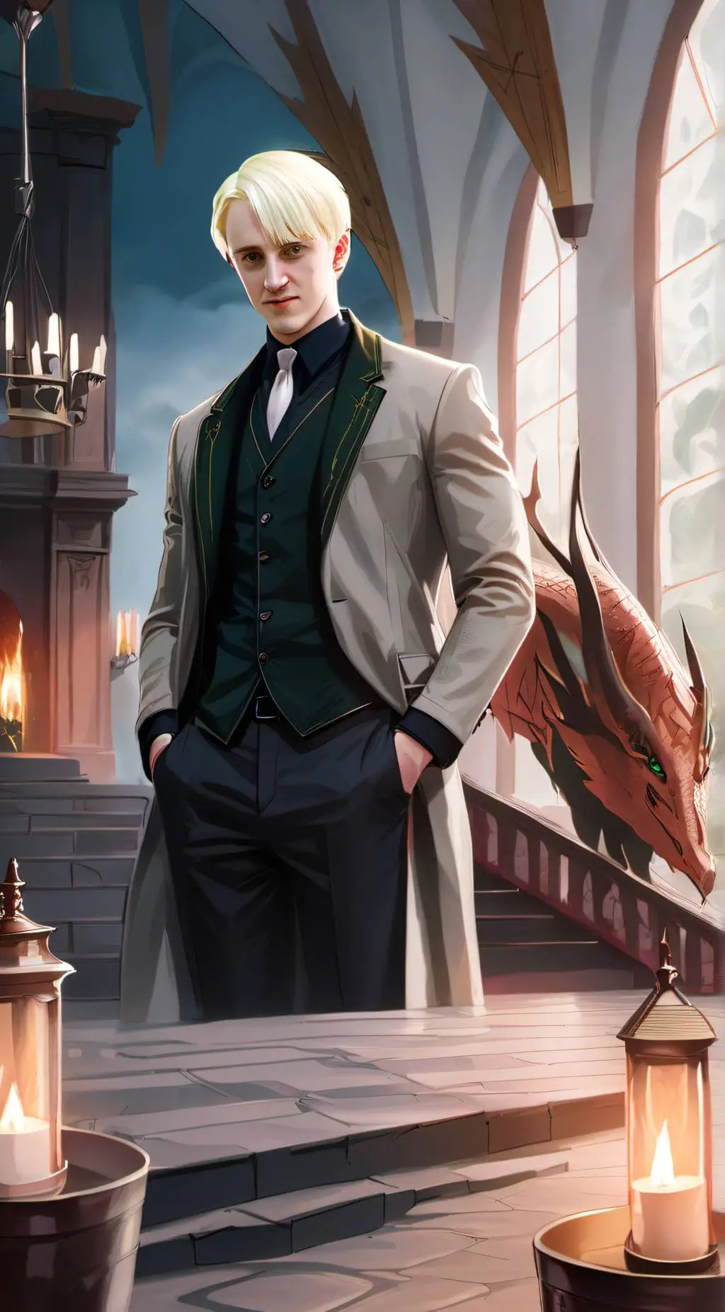 ai character: Draco malfoy background
