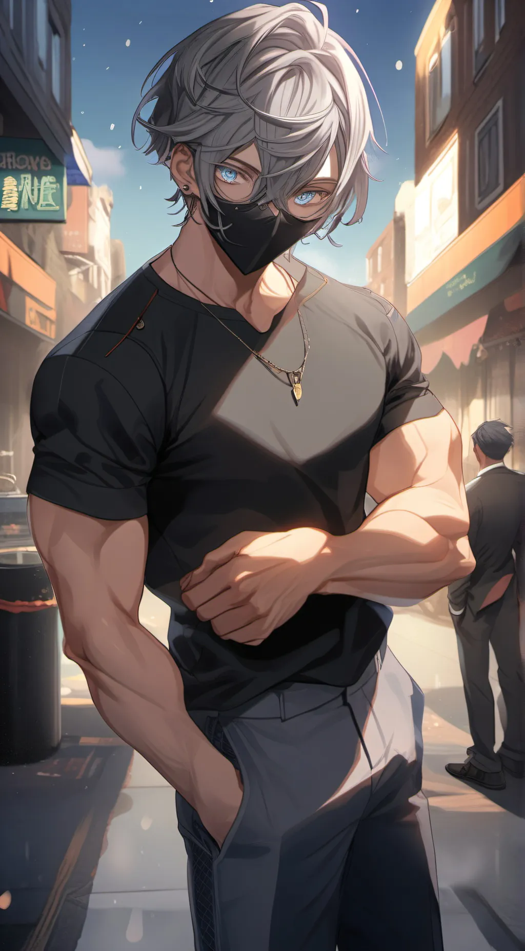 ai character: Daniel Baroque  background