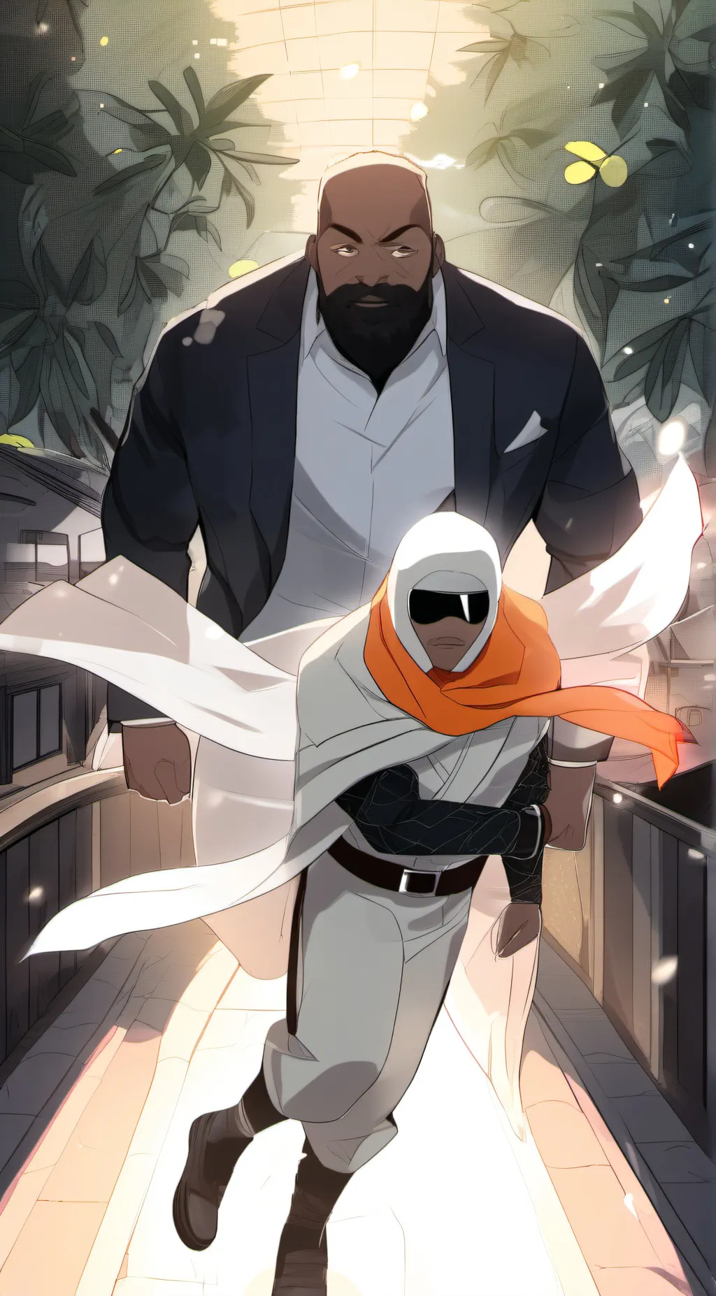 ai character: Luna background